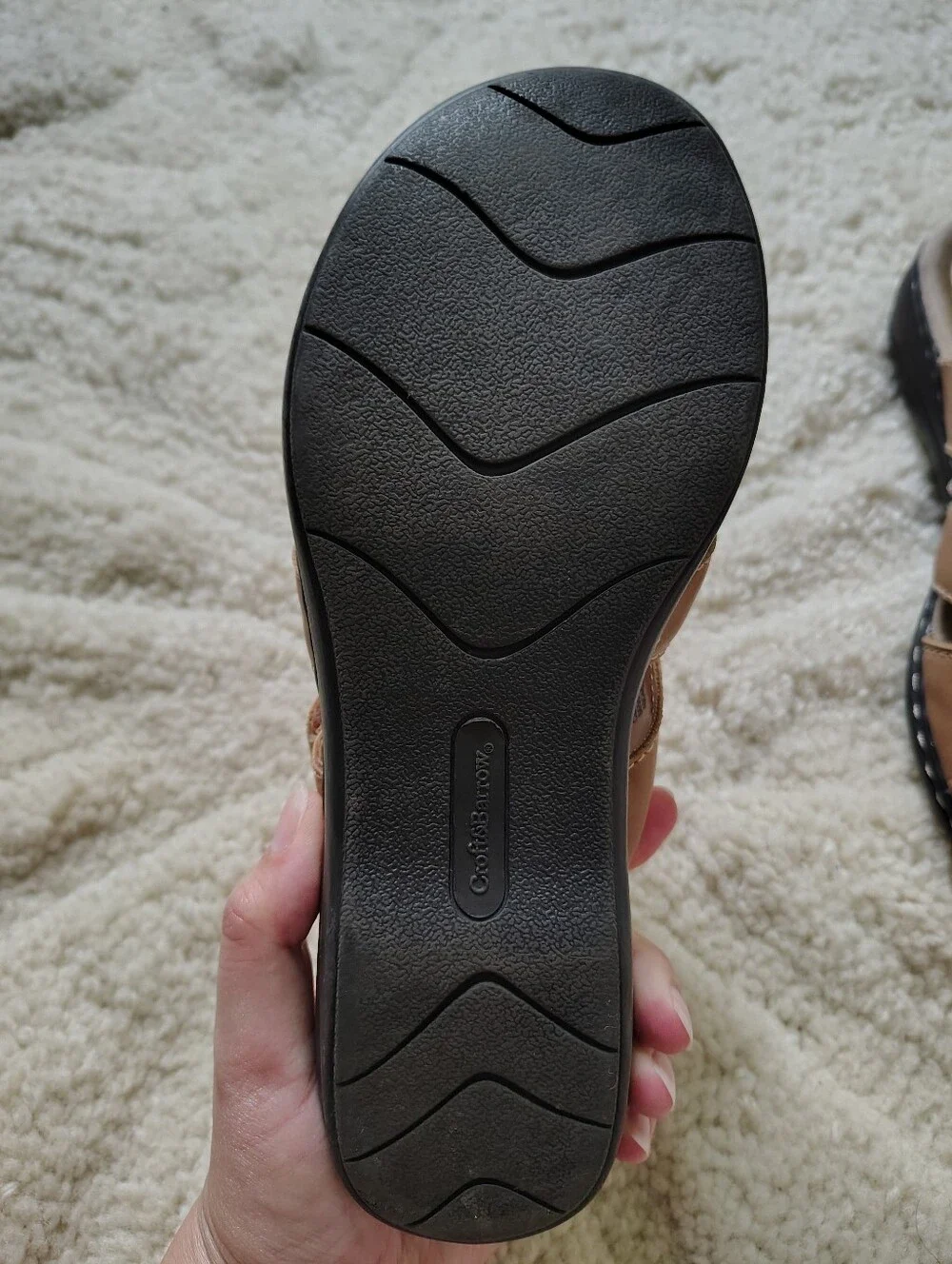 Croft & Barrow Women's Size 7.5 Tan Sandals